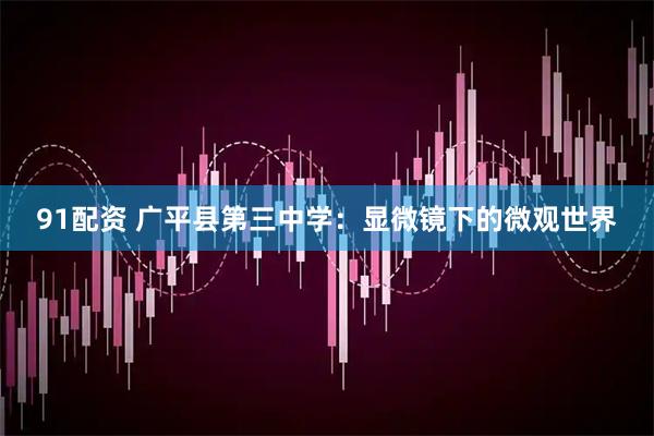 91配资 广平县第三中学：显微镜下的微观世界